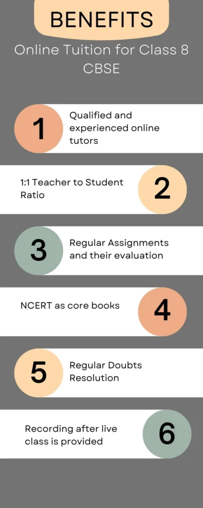 Benefits in Online Coaching Classes for Class 8 CBSE