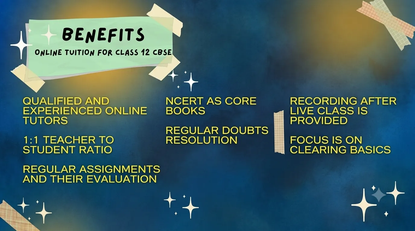 online tution coaching for class 12 CBSE
